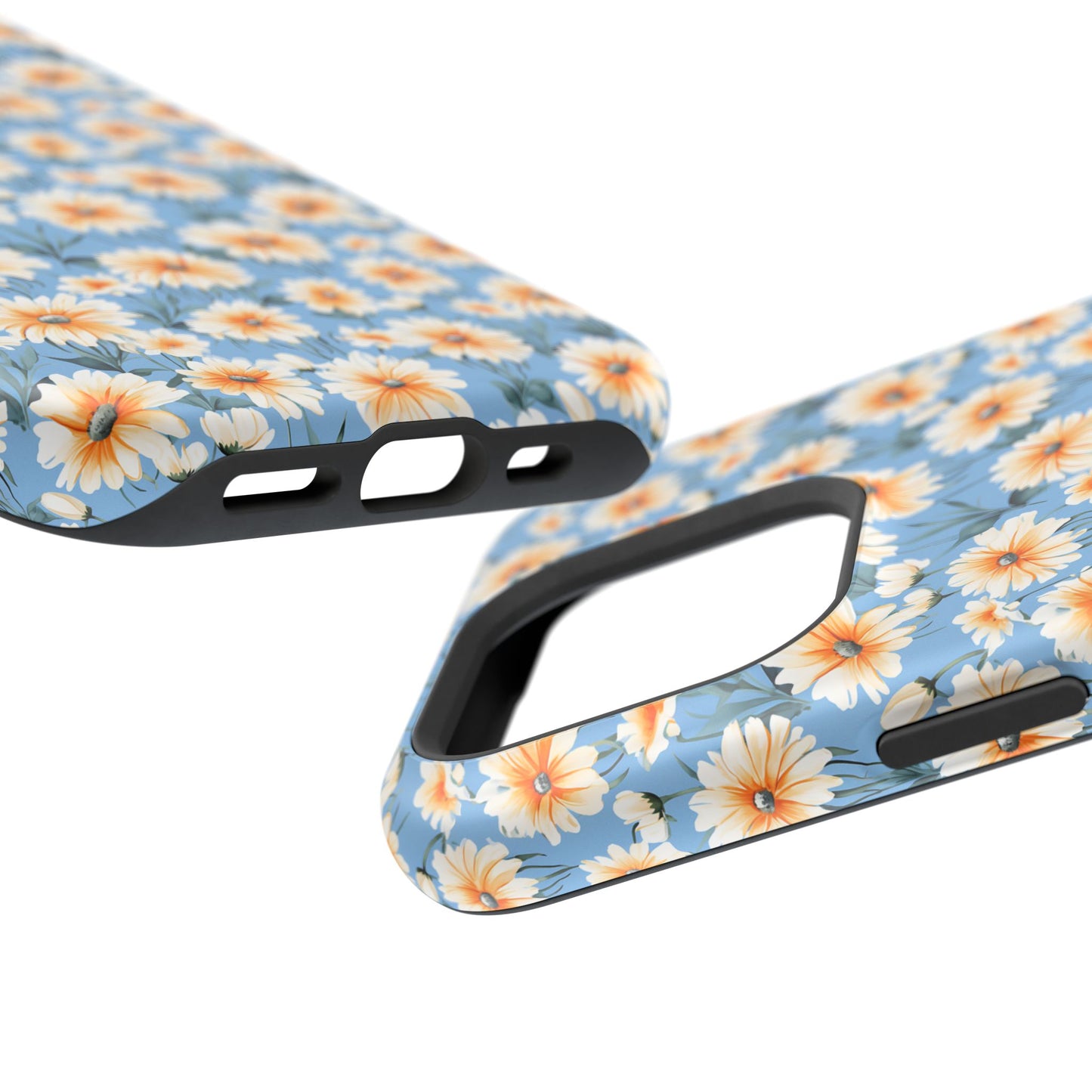 Floral Magnetic Phone Case - Chic Daisy Pattern for Stylish Protection