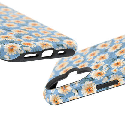Floral Magnetic Phone Case - Chic Daisy Pattern for Stylish Protection