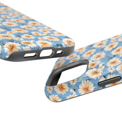 Floral Magnetic Phone Case - Chic Daisy Pattern for Stylish Protection