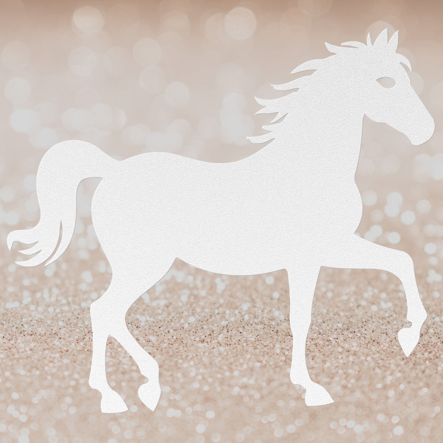 Princess Horse Metal Sign