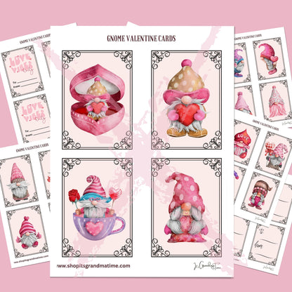 Valentine Cards - Gnomes