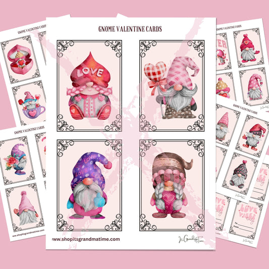 Valentine Cards - Gnomes