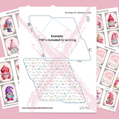 Valentine Cards - Gnomes