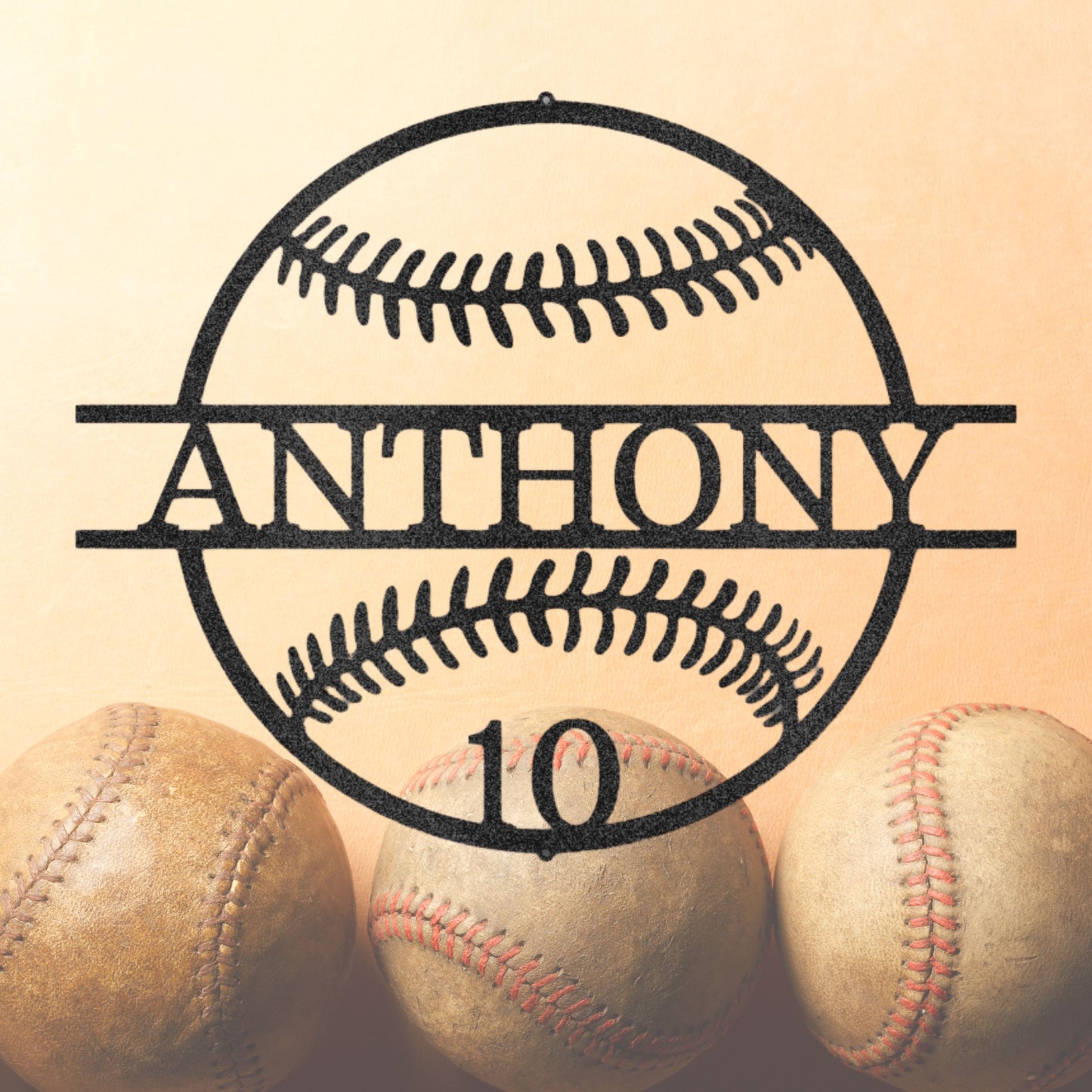 Baseball Personalized - Metal Sign