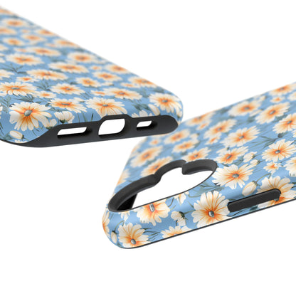 Floral Magnetic Phone Case - Chic Daisy Pattern for Stylish Protection