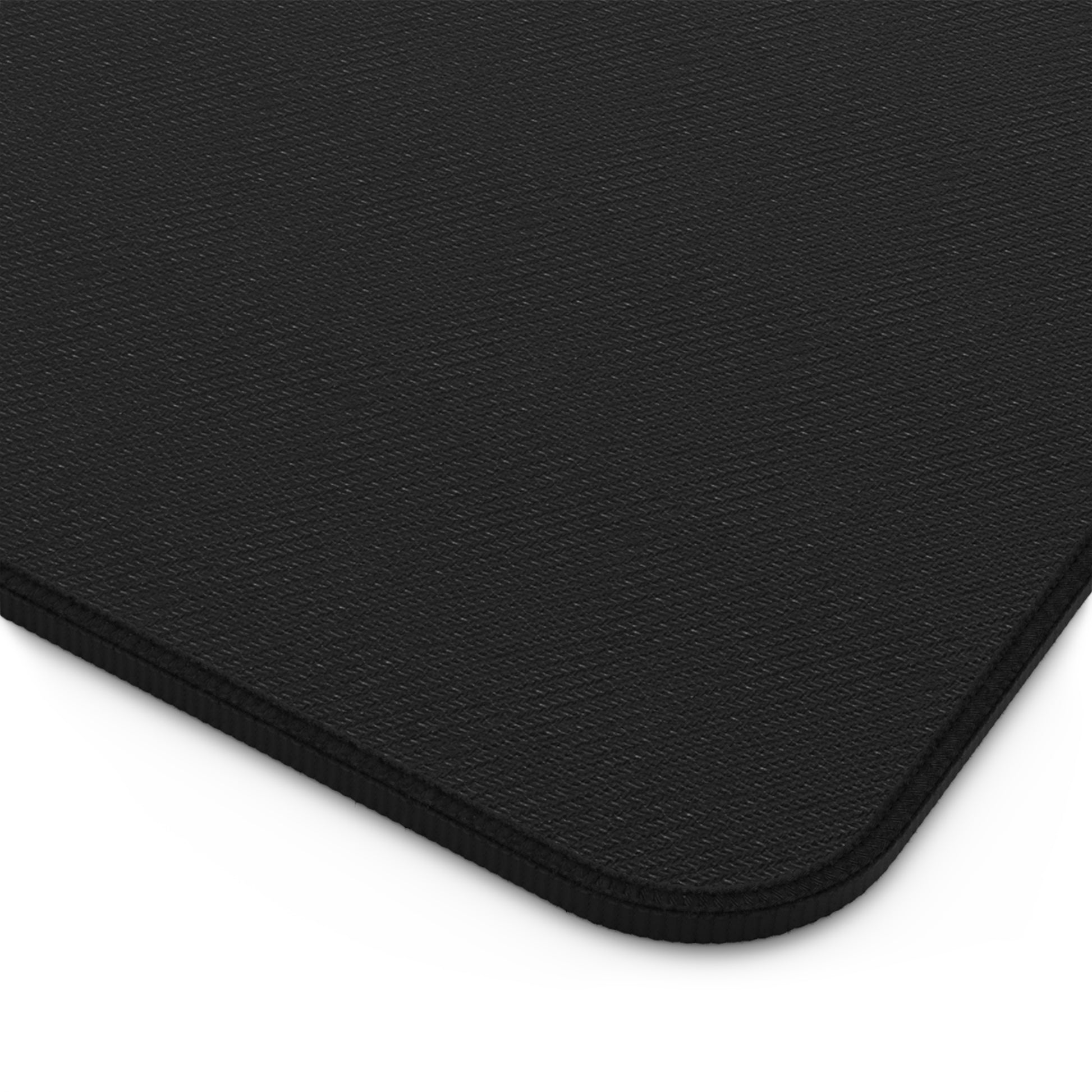 Brown Wavy Checkerboard Non Slip Gaming or Desk Mouse Pad Front Back