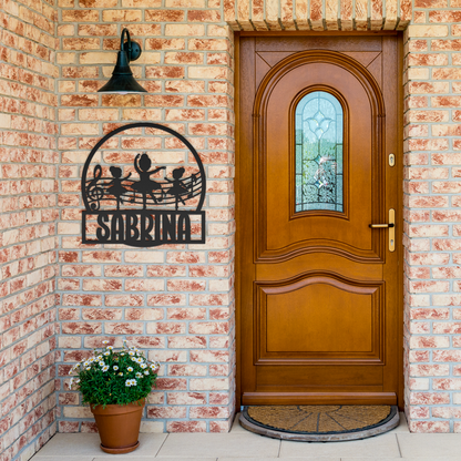 Ballerina_Metal_Wall_Art_Black_Brick_Entrance_Mockup.png