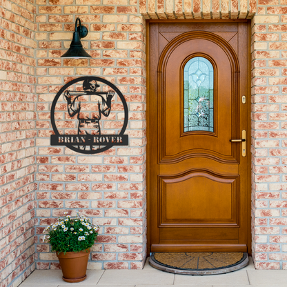 Baseball_Player_Metal_Sign_Black_Brick_Entrance_Mockup.png