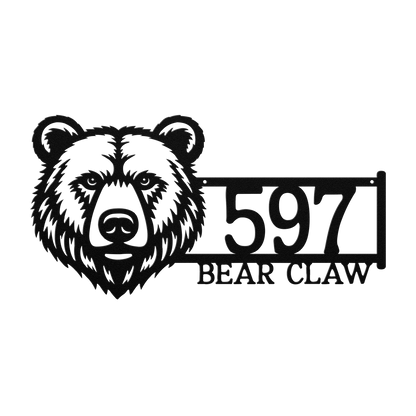 Bear_Face_Address_Metal_Sign_Black_Transparent_Mockup.png