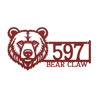 Bear_Face_Address_Metal_Sign_Red_Transparent_Mockup.png