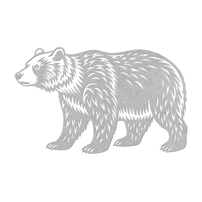 Bear_Silhouette_Metal_Art_Decor_Silver_Transparent_Mockup.png