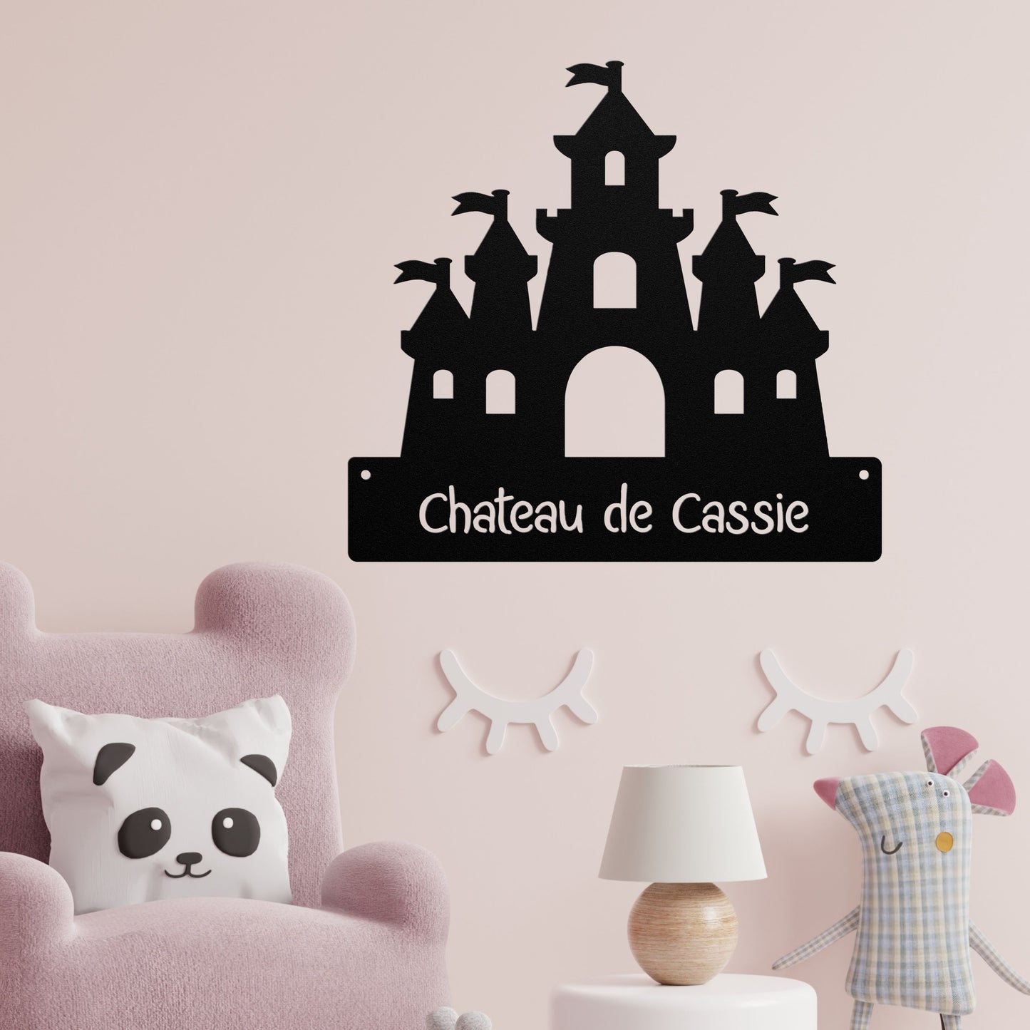 Princess Castle Metal Art