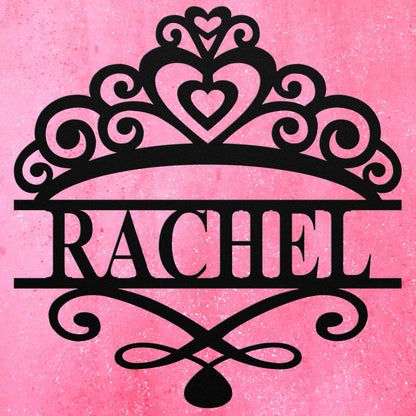 Princess Crown Custom Metal Art