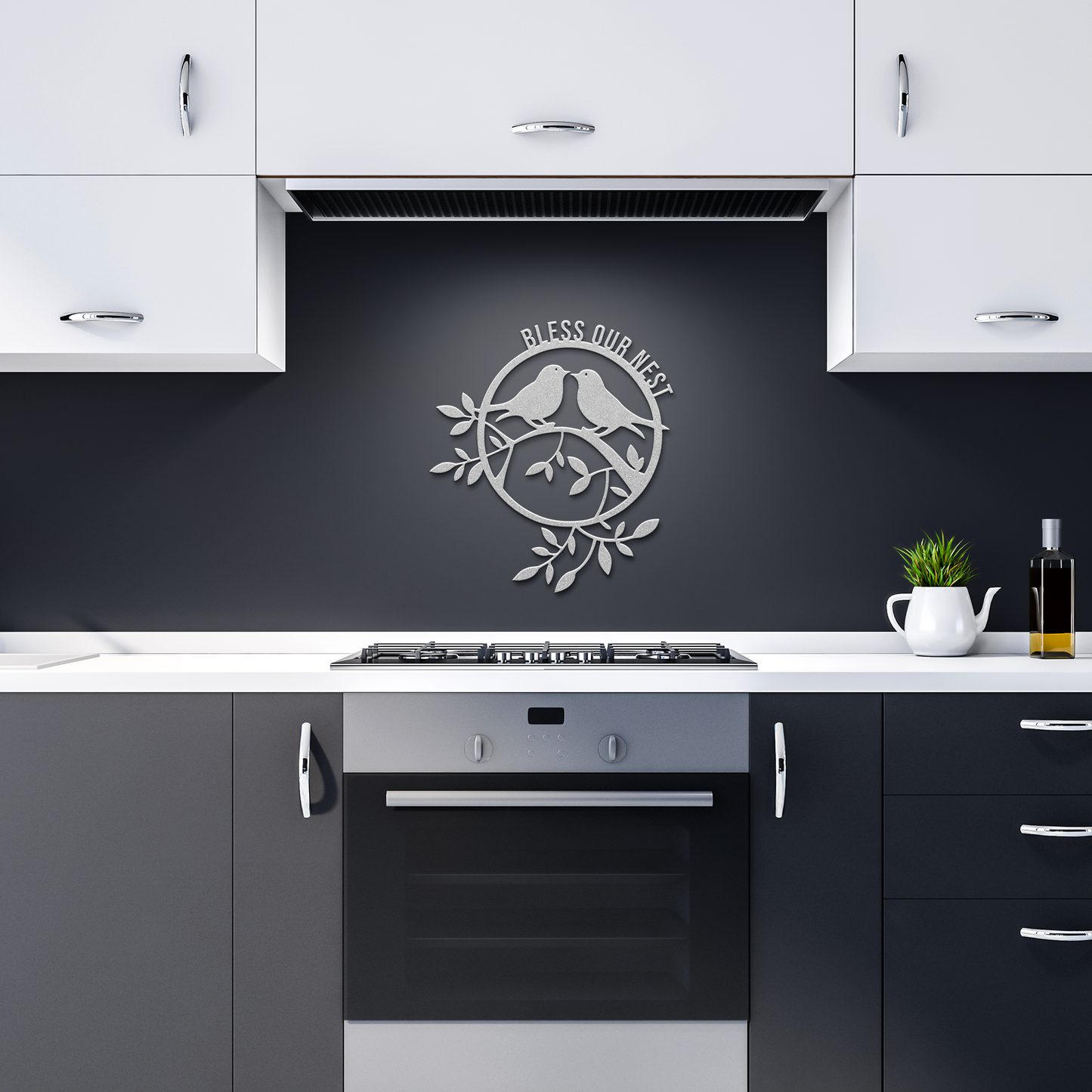 Bless_Our_Nest_Couple_Bird_Metal_Deco_Silver_Dark_Kitchen_Mockup.png