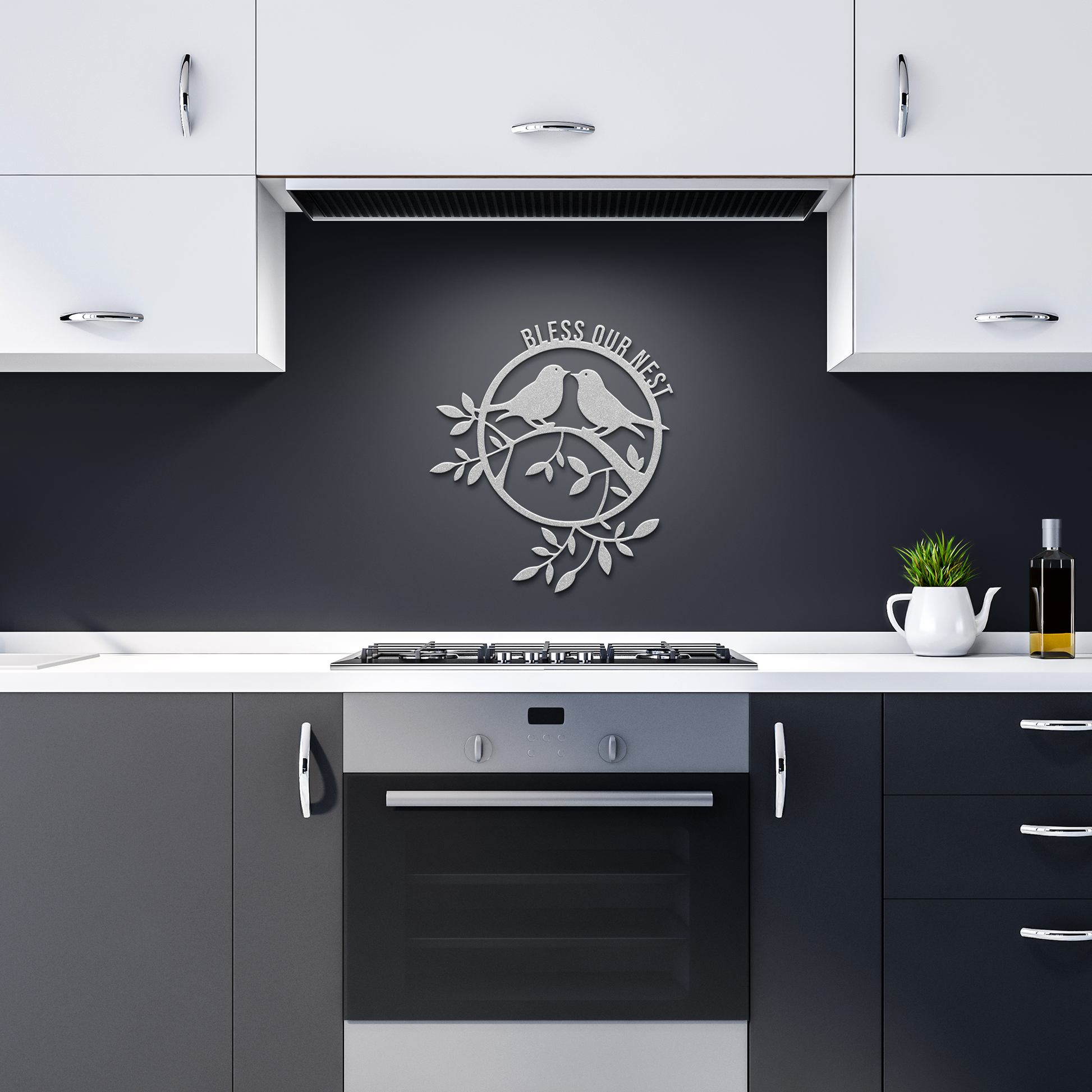 Bless_Our_Nest_Couple_Bird_Metal_Deco_Silver_Dark_Kitchen_Mockup.png