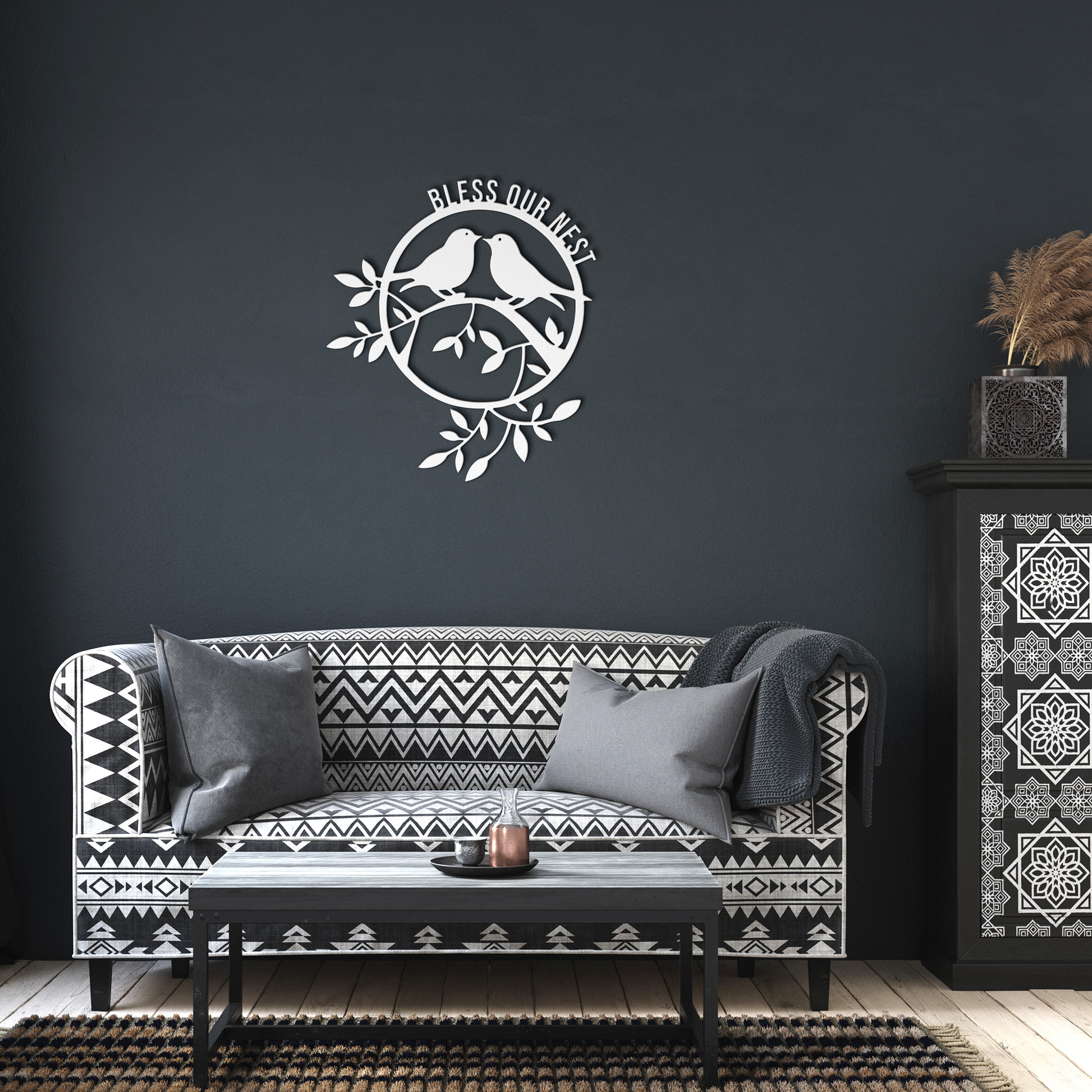 Bless_Our_Nest_Couple_Bird_Metal_Deco_White_Dark_Living_Room_Mockup.png