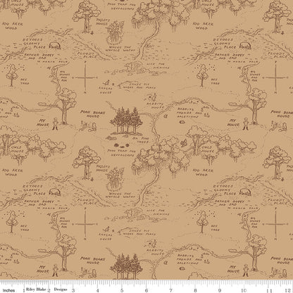 Winnie the Pooh Main 1/2 Yard Bundle of 9