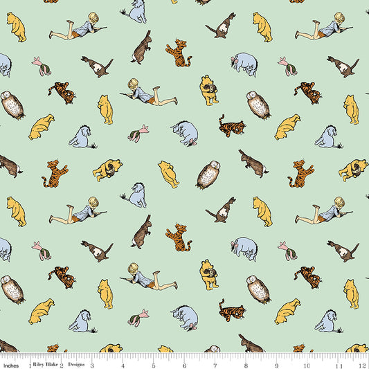 Winnie the Pooh Characters Green
