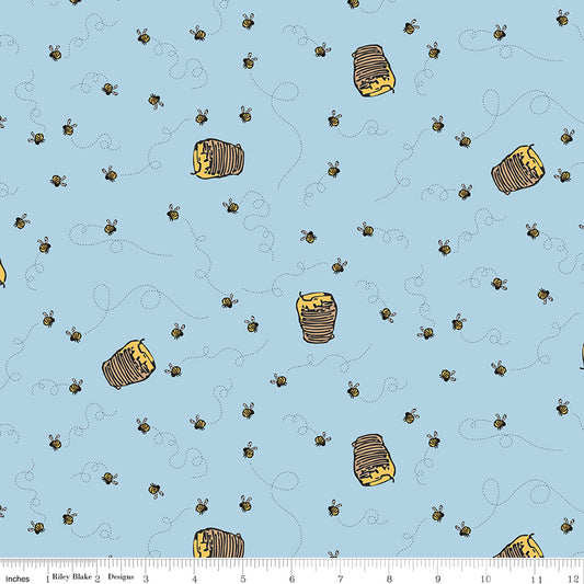 Winnie the Pooh Bees Blue