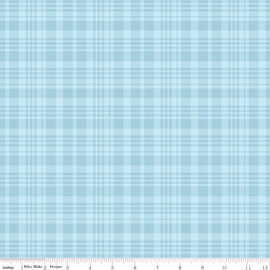 Winnie the Pooh Plaid Blue