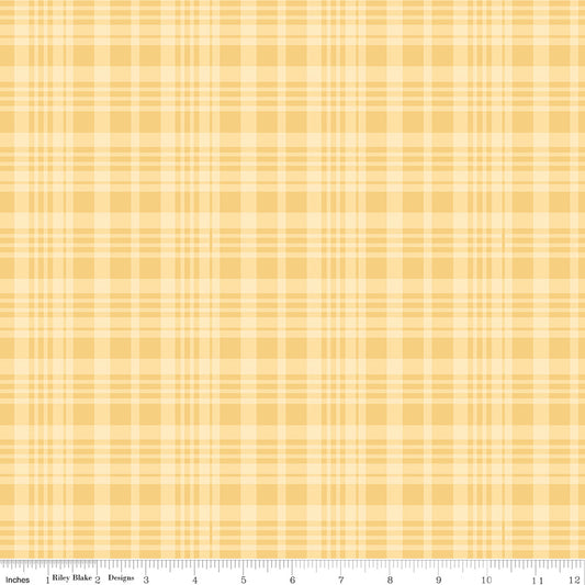 Winnie the Pooh Plaid Yellow