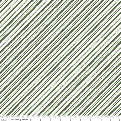 Holiday Spirit Stripes Green