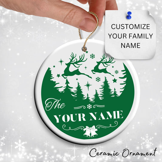 Christmas FAMILY Ceramic Ornaments 37-15