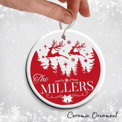 Christmas FAMILY Ceramic Ornaments 37-20