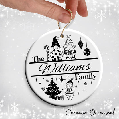 Christmas FAMILY Ceramic Ornaments 37-02