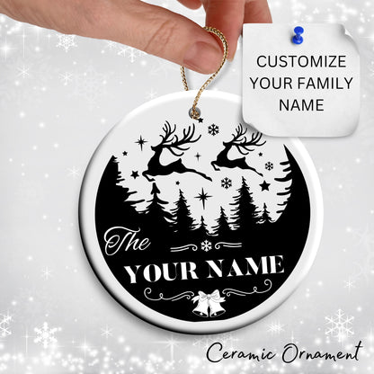 Christmas FAMILY Ceramic Ornaments 37-05