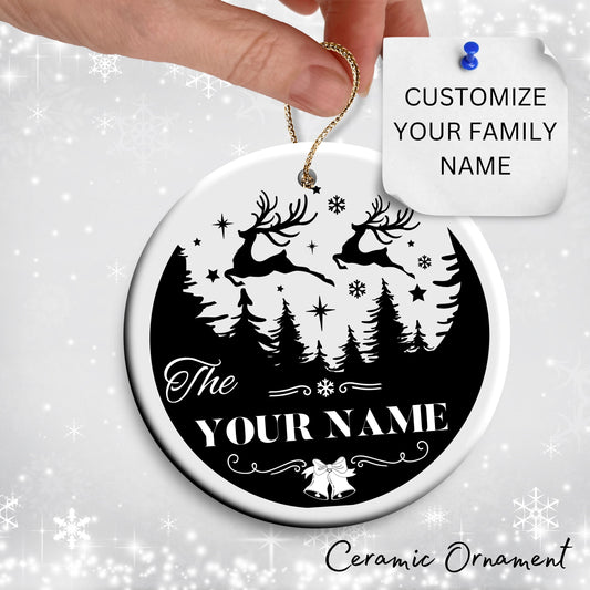 Christmas FAMILY Ceramic Ornaments 37-05