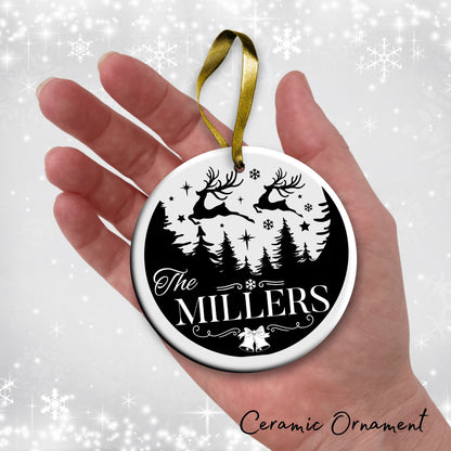 Christmas FAMILY Ceramic Ornaments 37-05