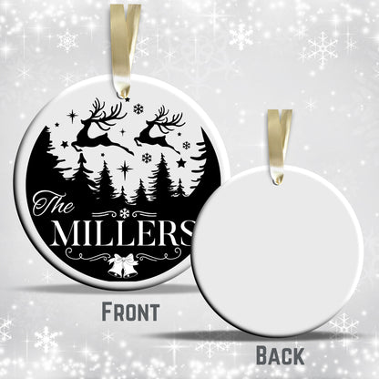 Christmas FAMILY Ceramic Ornaments 37-05