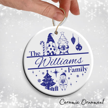 Christmas FAMILY Ceramic Ornaments 37-07