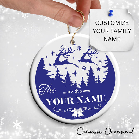Christmas FAMILY Ceramic Ornaments 37-10