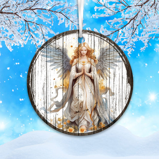 Christmas Nativity Ceramic Ornament 11-07 Angel 2