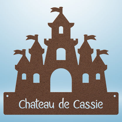 Chateau de Cassie Princess Castle Metal Art