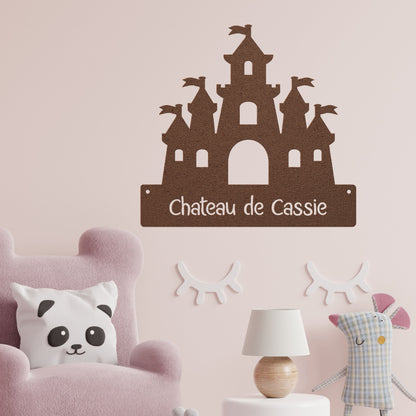 Princess Castle Metal Art