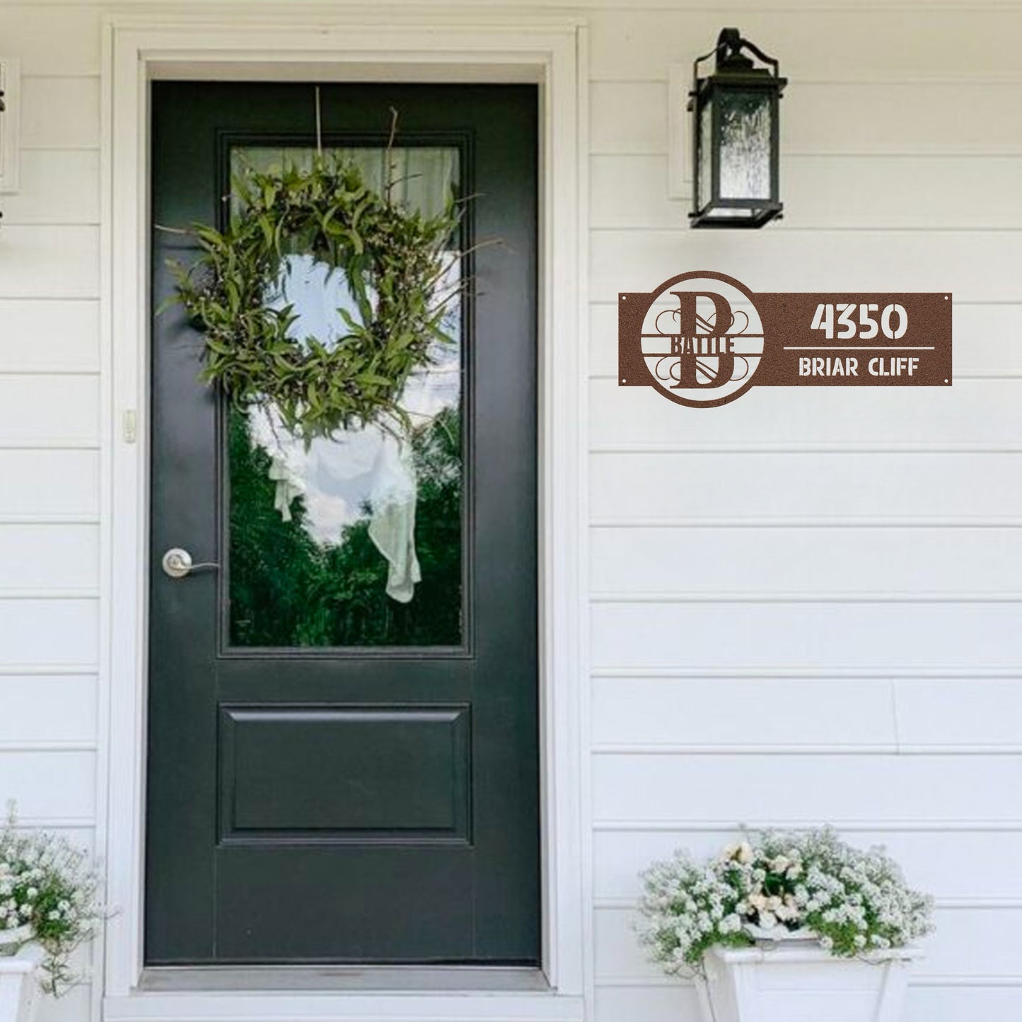 Monogram Address Signs