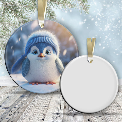 Cute Baby Penguin Animal Ceramic Ornament 153-21