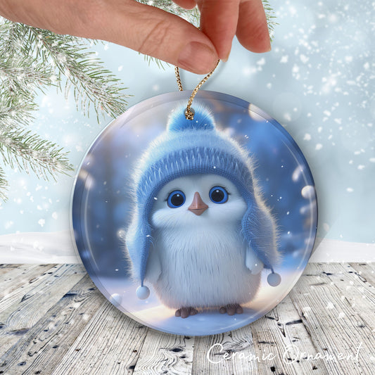 Cute Baby Penguin Animal Ceramic Ornament 153-22