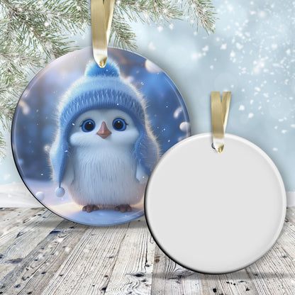 Cute Baby Penguin Animal Ceramic Ornament 153-22