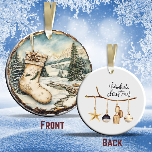Farmhouse Ceramic Ornament 39-05