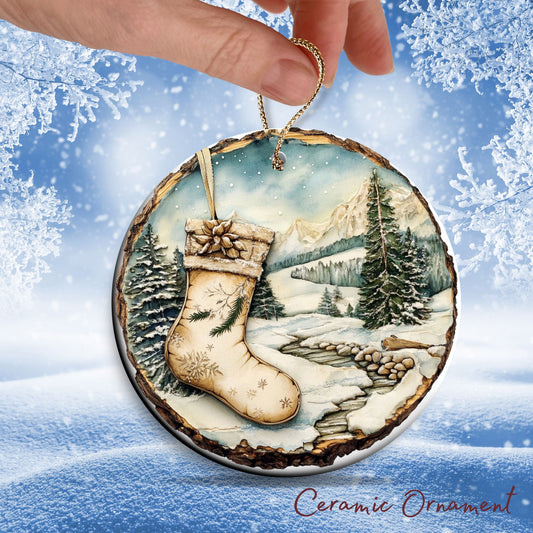 Farmhouse Ceramic Ornament 39-05