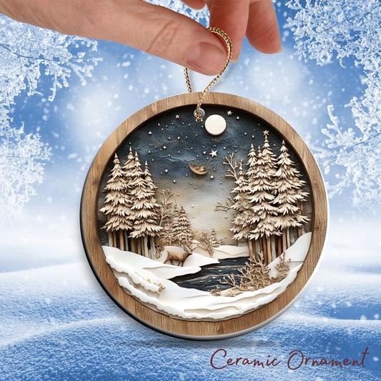 Farmhouse Ceramic Ornament 39-01