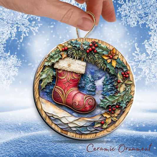 Farmhouse Ceramic Ornament 39-02