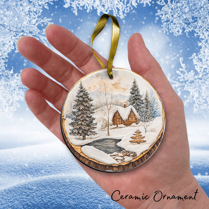 Farmhouse Ceramic Ornament 39-06