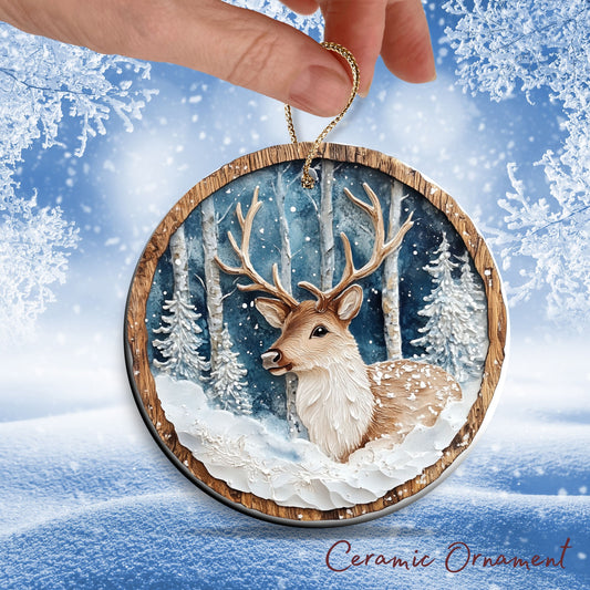 Farmhouse Ceramic Ornament 39-09