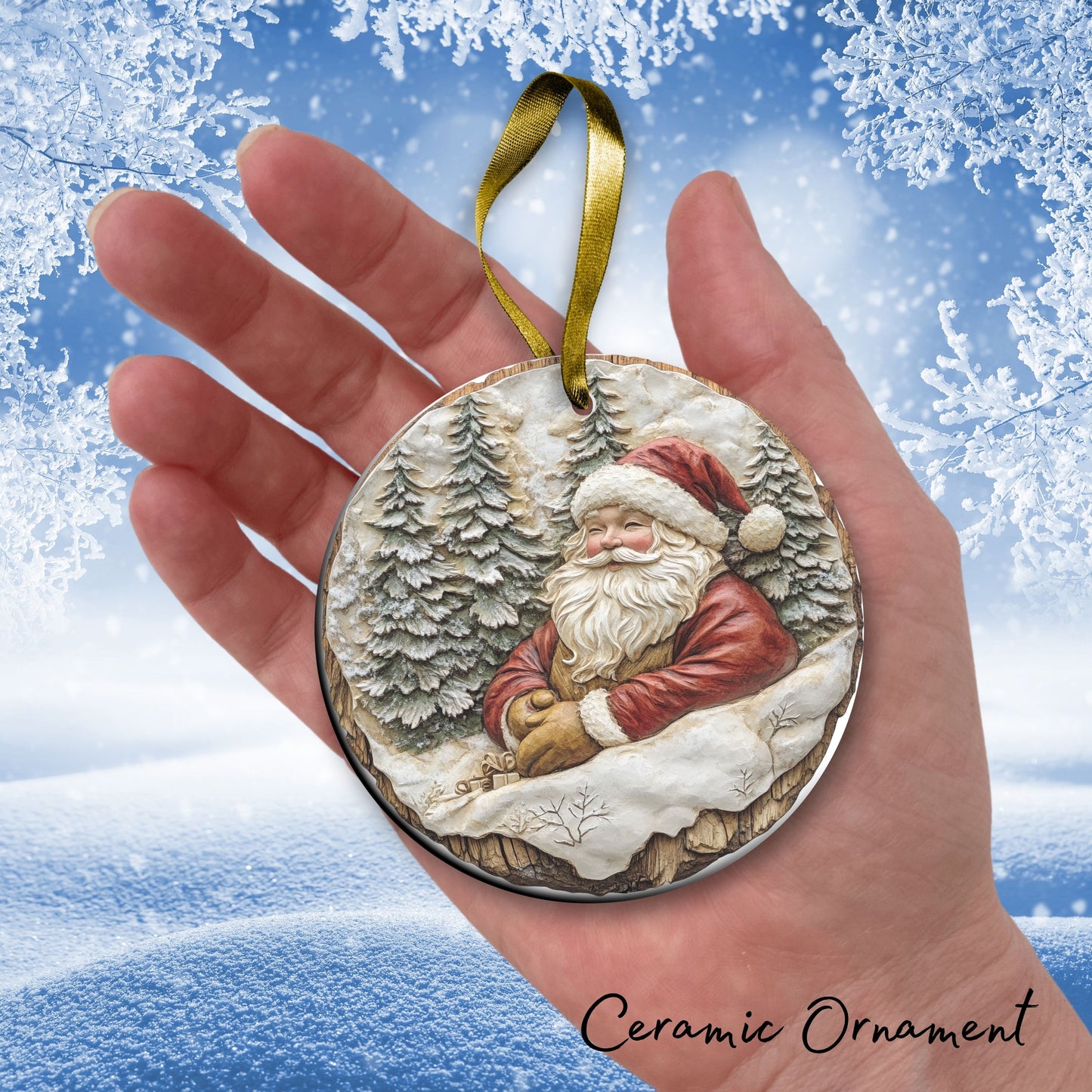Farmhouse Ceramic Ornament 39-10