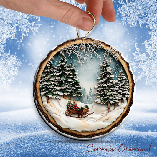 Farmhouse Ceramic Ornament 39-13